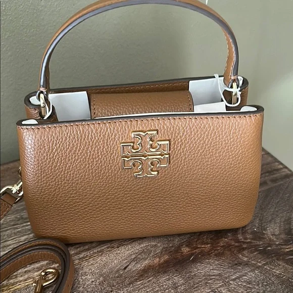 Tory Burch Britton satchel Leather Handbag - Picture 2 of 6